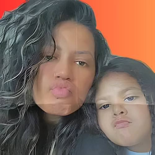 Jessemy Grace with his Mother