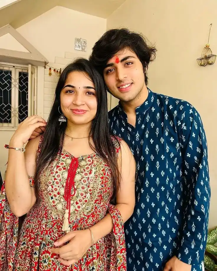 Raj Grover with Dimpi